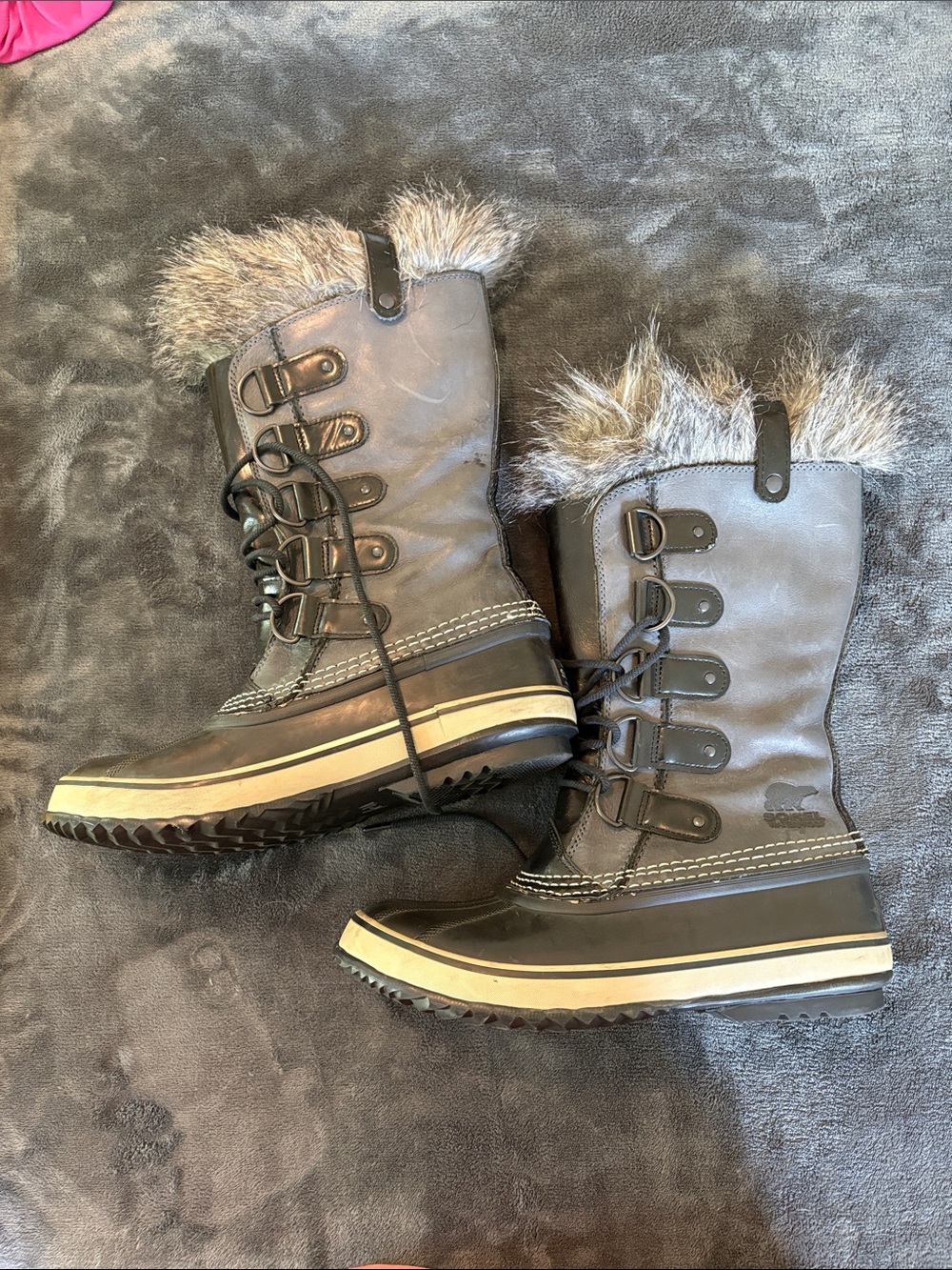 Sorel Gray Joan of Arc boots women’s size 10.5